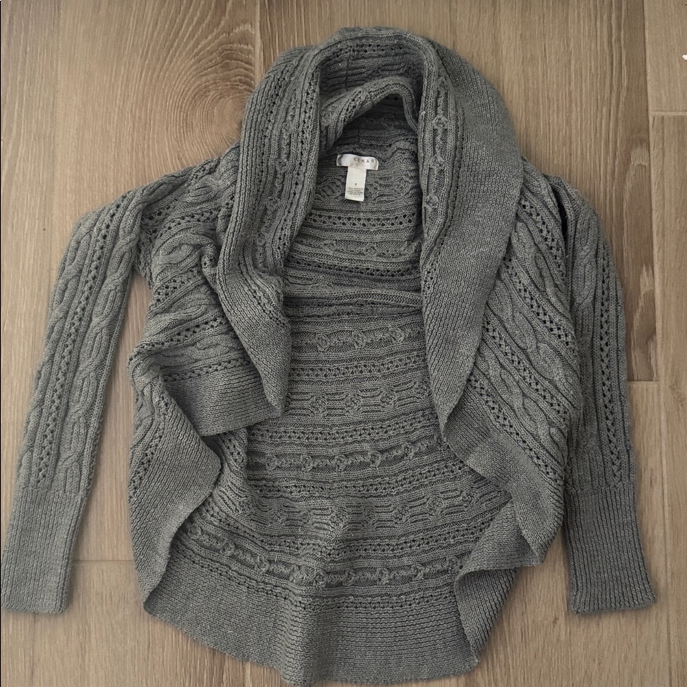 Kenar Charcoal Knit Sweater
